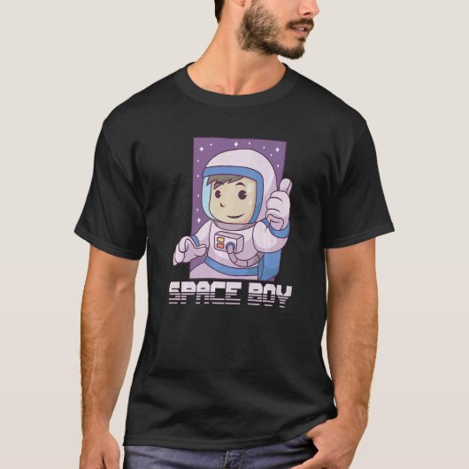 宇宙飛行士太陽の天文学システム宇宙キッズ Tシャツ (正面)