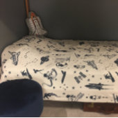 宇宙飛行士太陽の宇宙船 フリースブランケット