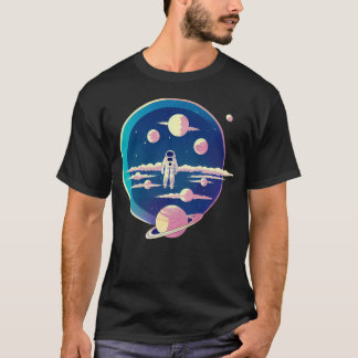 宇宙飛行士失ったの宇宙 Tシャツ
