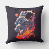 宇宙飛行士失ったの銀河系背景 クッション (裏面)