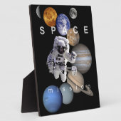 宇宙飛行士宇宙の太陽のミッション系惑星 フォトプラーク (側面)
