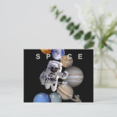 宇宙飛行士宇宙の太陽のミッション系惑星 ポストカード (スタンド正面)