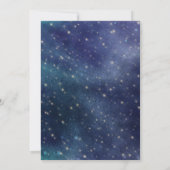 宇宙飛行士宇宙キッズスターズ銀河系誕生日 招待状 (裏面)