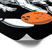 宇宙飛行士宇宙クールボーリング値リスト ポスター (角)