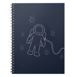 宇宙飛行士宇宙スペースマン銀河系と星 ノートブック