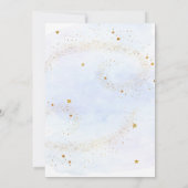 宇宙飛行士宇宙タイムカプセル1stバースデーカード 招待状 (裏面)