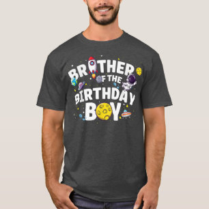 宇宙飛行士宇宙テーマパーティーブラザー・オブ・ザ・誕生日 Tシャツ