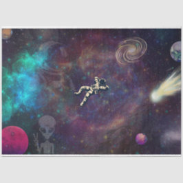 宇宙飛行士宇宙デコペ紙 薄葉紙