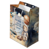 宇宙飛行士宇宙ファーストトリップのまわりにザ・サン抱き枕 ミディアムペーパーバッグ (裏面アングル)