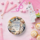 宇宙飛行士宇宙ファーストトリップのまわりにザ・サン誕生日 ペーパーボウル (パーティー)