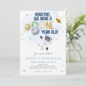 宇宙飛行士宇宙ファーストトリップのまわりにザ・サン誕生日 招待状 (スタンド正面)