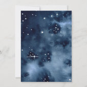 宇宙飛行士宇宙ベビーシャワー招待状 招待状 (裏面)