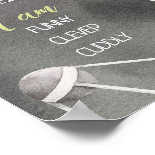 宇宙飛行士宇宙マイルストーンファースト誕生日ボード ポスター (角)