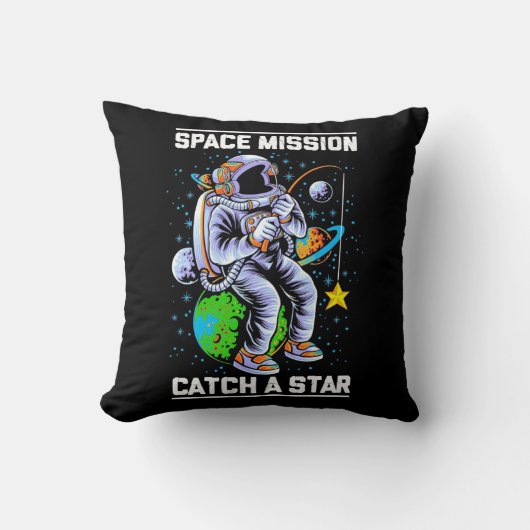 宇宙飛行士宇宙ミッションが星を獲得 クッション (正面)