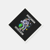 宇宙飛行士宇宙ミッションが星を獲得 スタンダードカクテルナプキン (角)