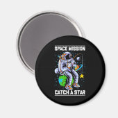 宇宙飛行士宇宙ミッションが星を獲得 マグネット (正面/裏面)