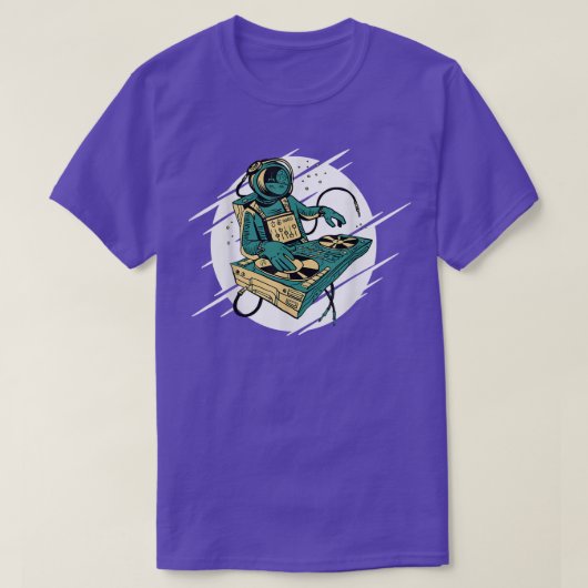 宇宙飛行士宇宙ミュージックDj Tシャツ (デザイン正面)