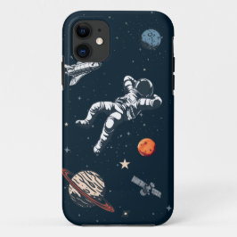宇宙飛行士宇宙冷却 iPhone 11 ケース
