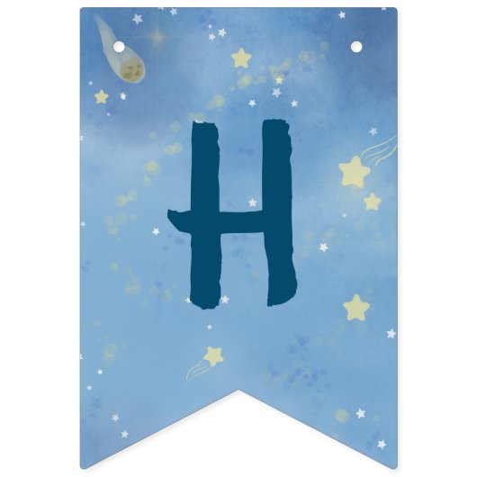 宇宙飛行士宇宙惑星誕生日 バンティングフラッグ (第2の旗)