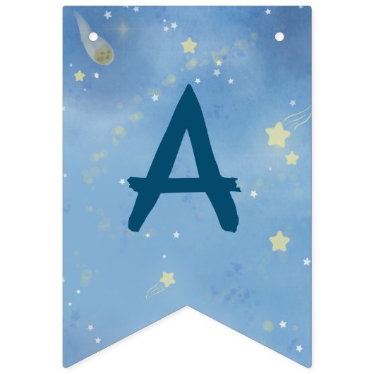 宇宙飛行士宇宙惑星誕生日 バンティングフラッグ (第3の旗)