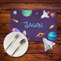 宇宙飛行士宇宙惑星Add Name Laminated
