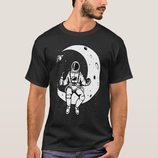 宇宙飛行士宇宙探査ロケット科学 Tシャツ (正面)