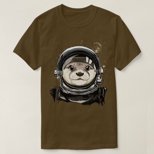 宇宙飛行士宇宙探査天文愛好家 Tシャツ (デザイン正面)