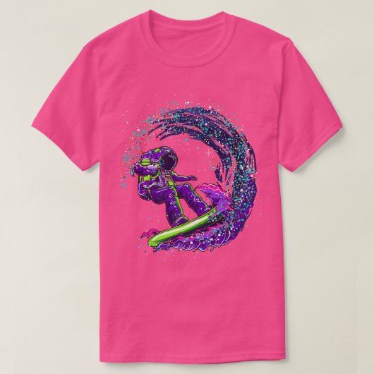 宇宙飛行士宇宙探査機カッコいい Tシャツ (デザイン正面)