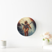 宇宙飛行士宇宙旅行 ラウンド壁時計 (ホーム)