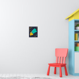 宇宙飛行士宇宙漫画 ポスター