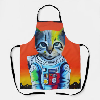 宇宙飛行士宇宙猫 エプロン