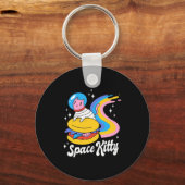 宇宙飛行士宇宙猫 キーホルダー (正面)