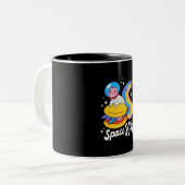 宇宙飛行士宇宙猫 ツートーンマグカップ (正面左)