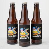宇宙飛行士宇宙猫 ビールラベル (ボトル)