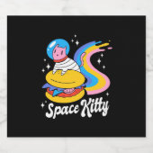 宇宙飛行士宇宙猫 ビールラベル (シングルラベル)