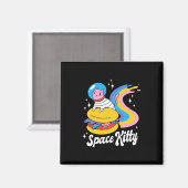 宇宙飛行士宇宙猫 マグネット (正面/裏面)