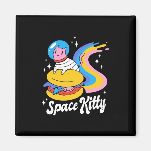 宇宙飛行士宇宙猫 マグネット (正面)