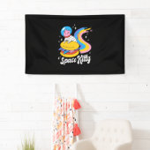 宇宙飛行士宇宙猫 横断幕 (インサイチュ)