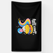 宇宙飛行士宇宙猫 横断幕 (縦)