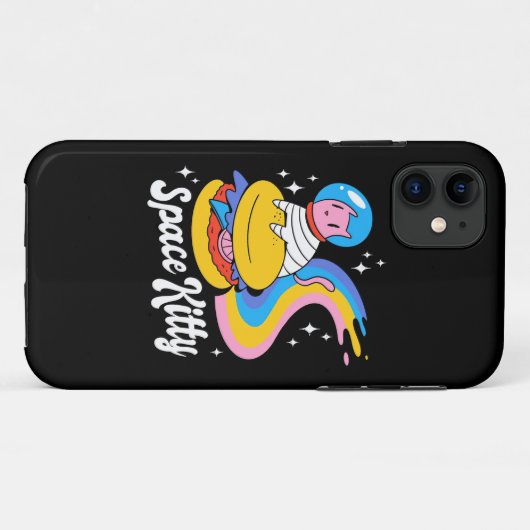 宇宙飛行士宇宙猫 Case-Mate iPhoneケース (裏面(横))