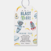 宇宙飛行士宇宙誕生会 ギフトタグ (裏面)