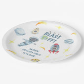 宇宙飛行士宇宙誕生会 ペーパープレート (アングル)