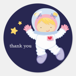 宇宙飛行士宇宙誕生会 ラウンドシール