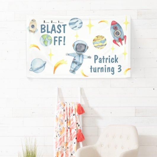 宇宙飛行士宇宙誕生会 横断幕 (インサイチュ)