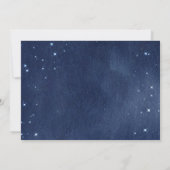 宇宙飛行士宇宙誕生日サンキューカード 招待状 (裏面)