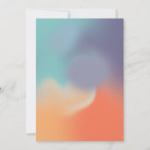 宇宙飛行士宇宙誕生日サンキューカード 招待状 (裏面)