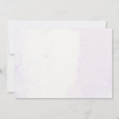 宇宙飛行士宇宙誕生日サンキューカード 招待状 (裏面)