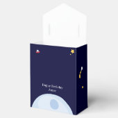 宇宙飛行士宇宙誕生日会パーソナライズされた フェイバーボックス (オープン)