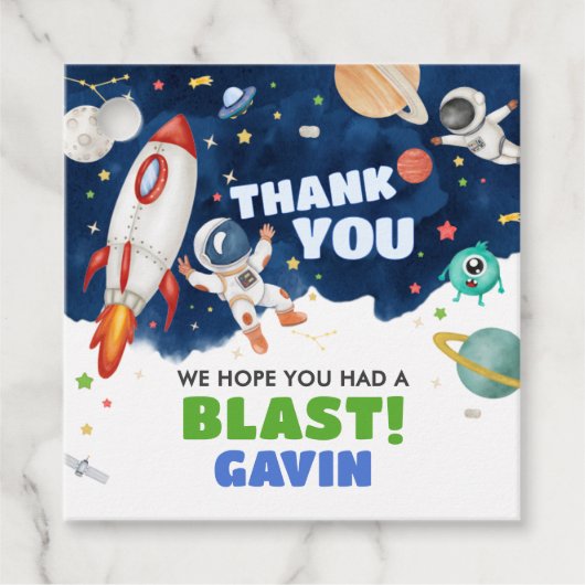 宇宙飛行士宇宙誕生日会広場 フェイバータグ (正面)