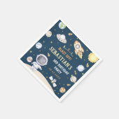 宇宙飛行士宇宙誕生日会 スタンダードカクテルナプキン (角)